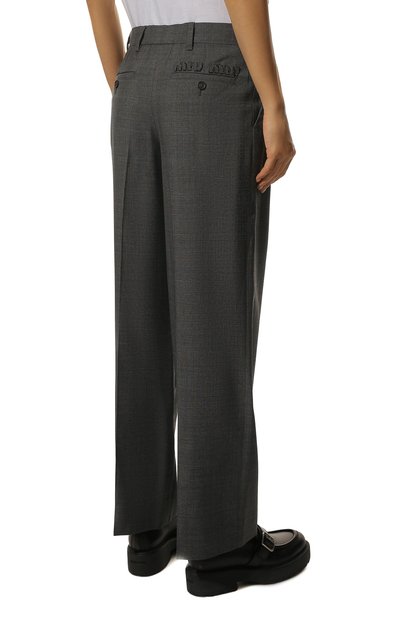 Шерстяные брюки MIU MIU, арт. MP1578-10DI-F0480, фото 4