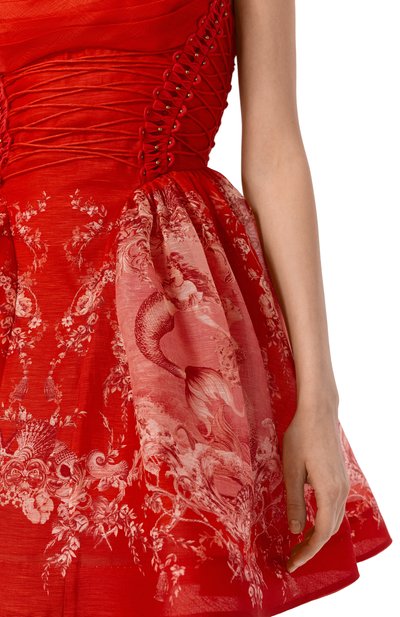 Платье изо льна и шелка ZIMMERMANN, арт. 6913DC261, фото 4