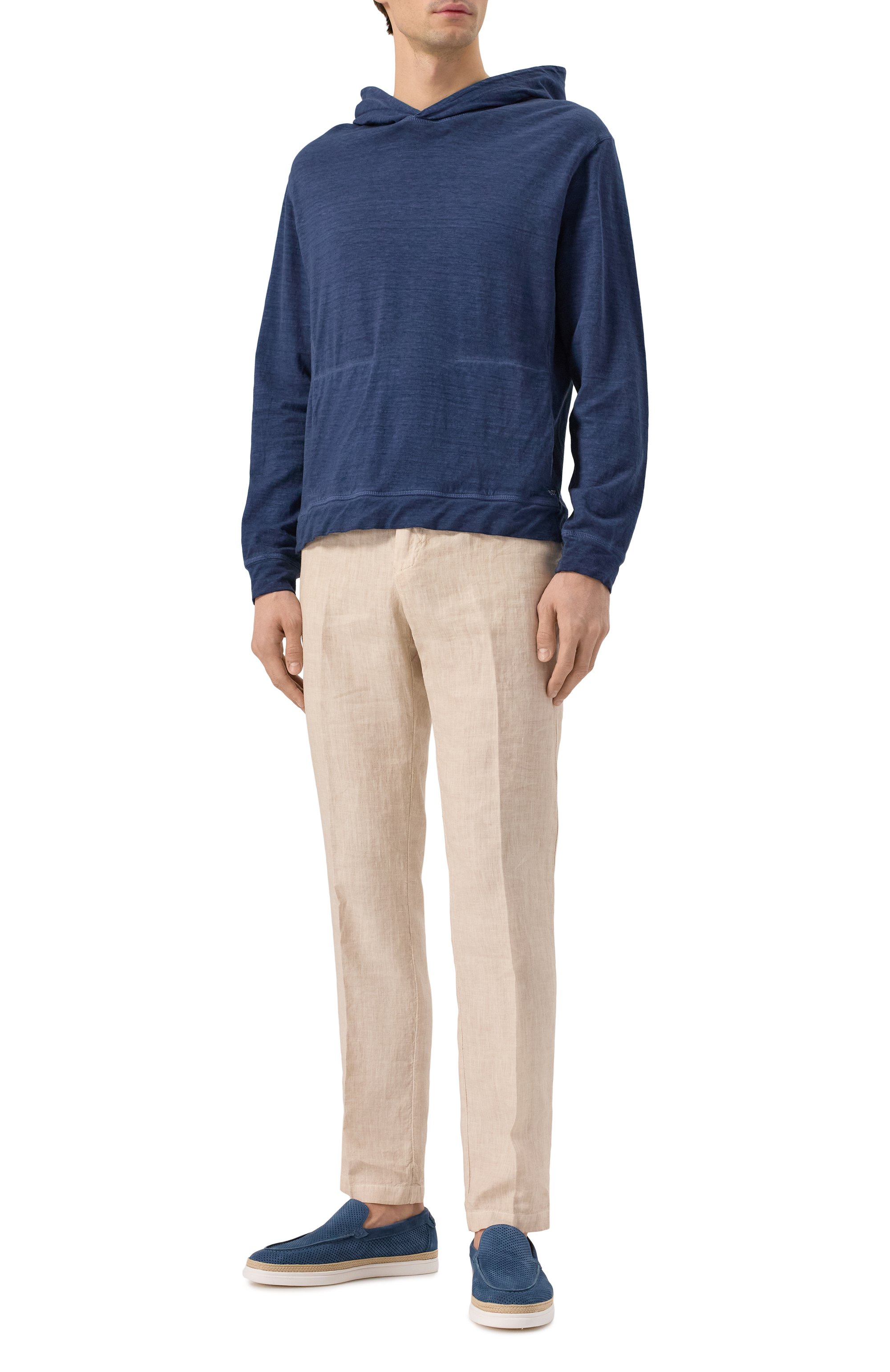 Лонгслив изо льна и хлопка 120% LINO, арт. 32ALIM79GS/G309/S01, фото 2