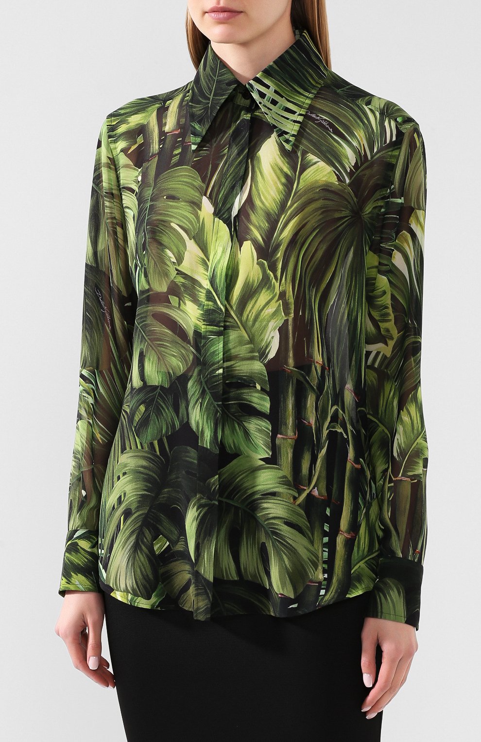 Шелковая рубашка DOLCE & GABBANA, арт. F5N27T/IS1DK, фото 3