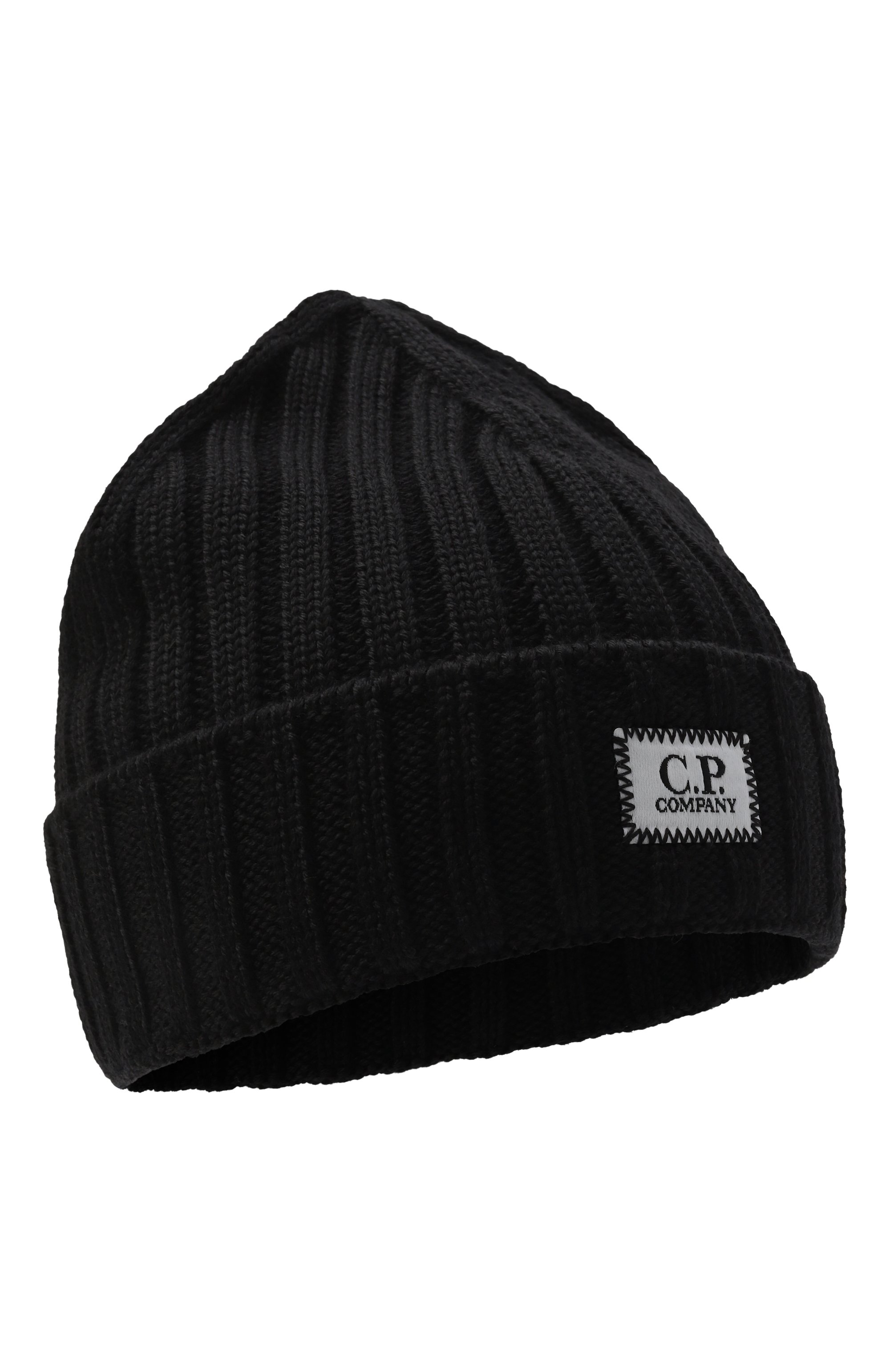 Шерстяная шапка C.P. COMPANY черного цвета по цене 13500 руб., арт. RFCMAC738A005509A, фото 1 Шерстяная шапка C.P. COMPANY, арт. RFCMAC738A005509A, фото 1