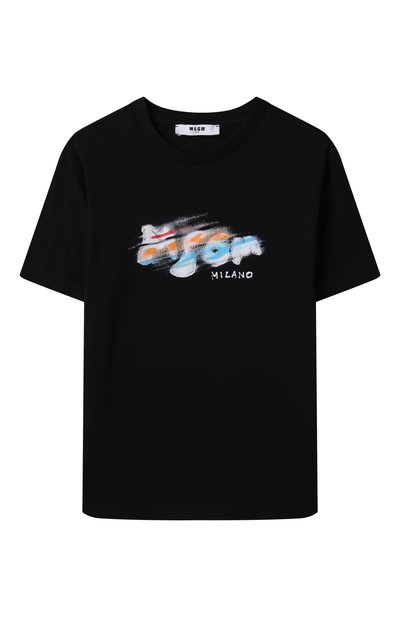 Хлопковая футболка MSGM KIDS, арт. S5MSJBTH280