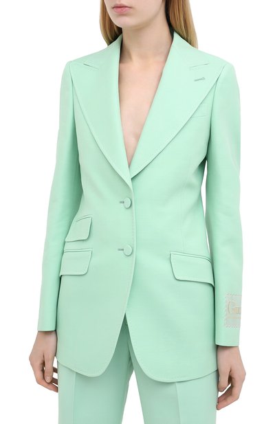 Жакет из шелка и шерсти GUCCI, арт. 632983/ZAD88, фото 3