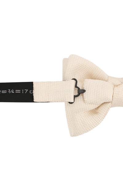 Галстук-бабочка из смеси шелка и льна TOM FORD кремового цвета по цене 22900 руб., арт. 5TF20/4CH, фото 3 Галстук-бабочка из смеси шелка и льна TOM FORD, арт. 5TF20/4CH, фото 3