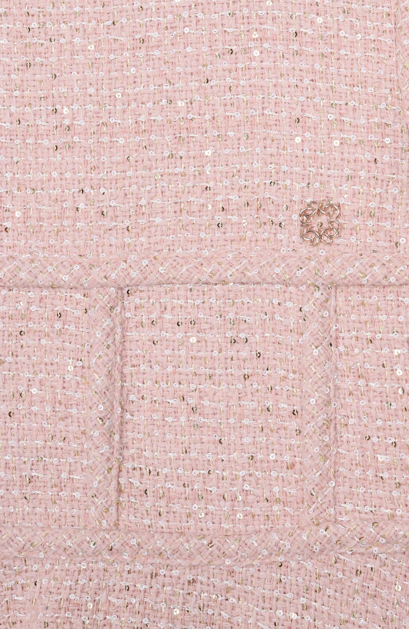 Твидовое платье ELIE SAAB JUNIOR, арт. EFAB128 V1/TS1129, фото 3