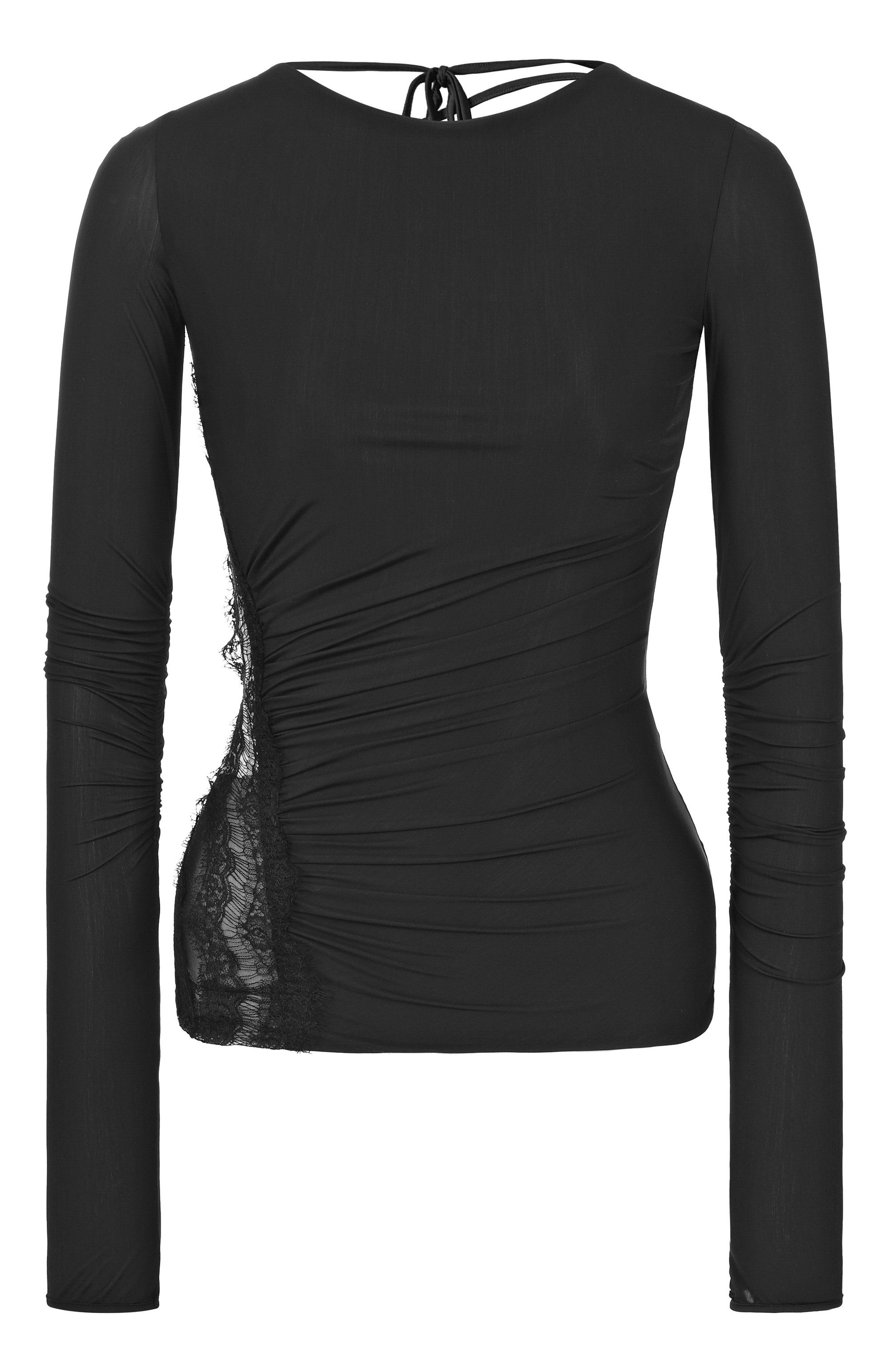 Топ BLUMARINE черного цвета по цене 66400 руб., арт. 2C435A, фото 1 Топ BLUMARINE, арт. 2C435A, фото 1