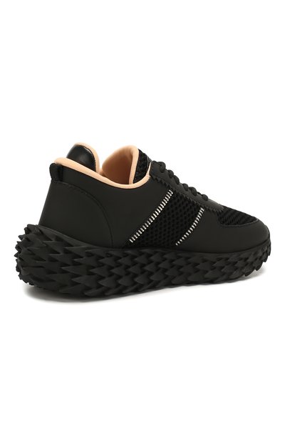 Кроссовки urchin GIUSEPPE ZANOTTI DESIGN черного цвета по цене 73300 руб., арт. RS00019/001, фото 4 Кроссовки urchin GIUSEPPE ZANOTTI DESIGN, арт. RS00019/001, фото 4