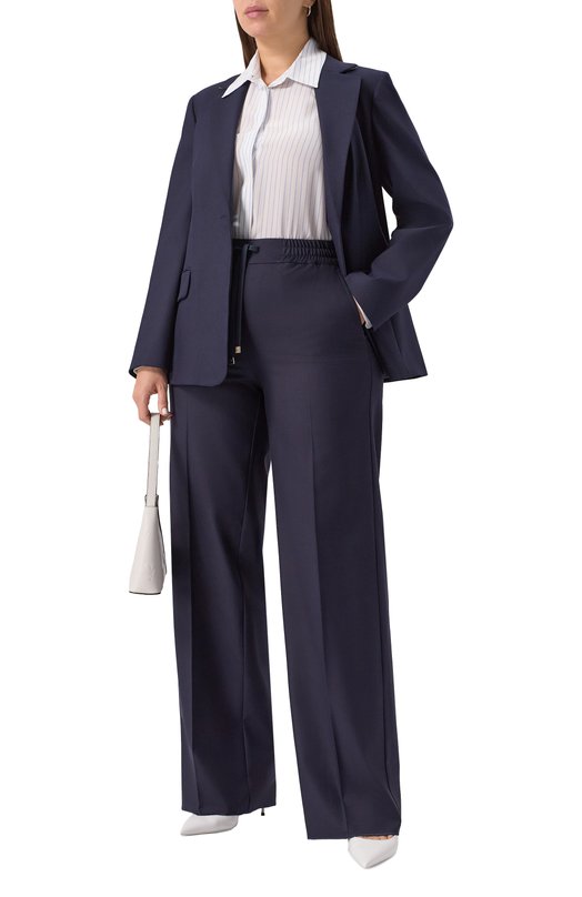 Шелковая рубашка Max Mara Studio LAMA Белый  LAMA Фото 2