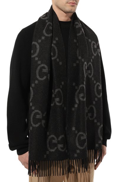 Кашемировый шарф GUCCI, арт. 674275 4GABX, фото 3