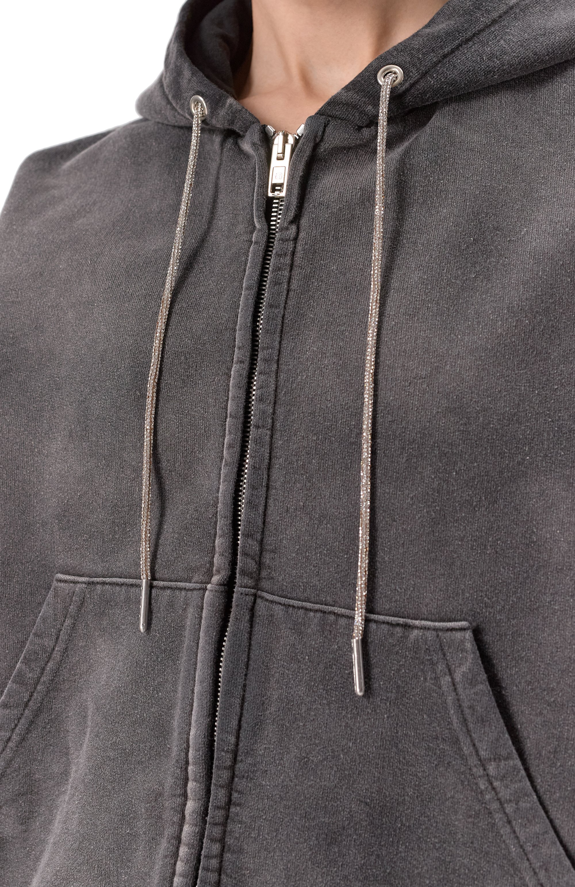 Хлопковая толстовка ALEXANDERWANG.T, арт. 4CC1252112, фото 5