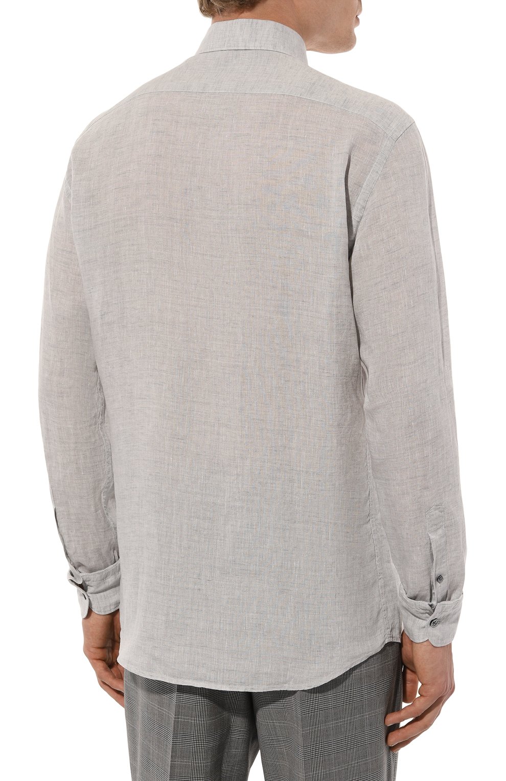 Льняная рубашка ZEGNA, арт. UDX38A7/SRF5, фото 4