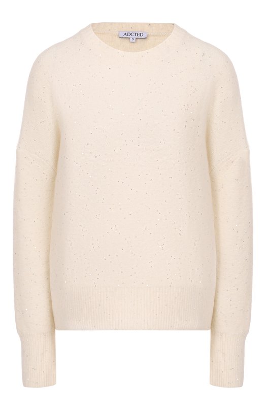 Пуловер из кашемира и хлопка Addicted NY103-1 Кремовый NY103-1