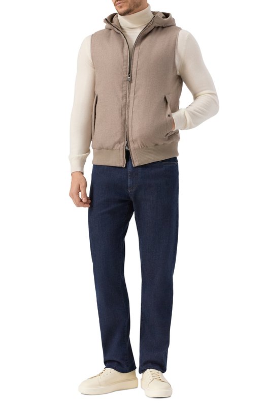 Утепленный жилет Corneliani 26C5V3-2620142 Бежевый  26C5V3-2620142 Фото 2