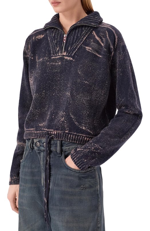 Шерстяной анорак Diesel A21820/0GSBW Синий  A21820/0GSBW Фото 3