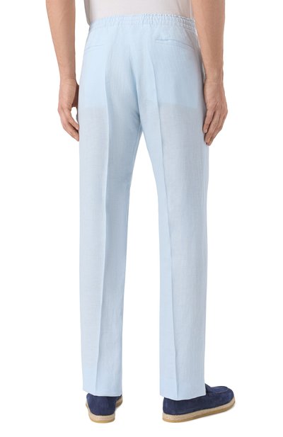 Льняные брюки KITON, арт. UPN01H0928602, фото 4