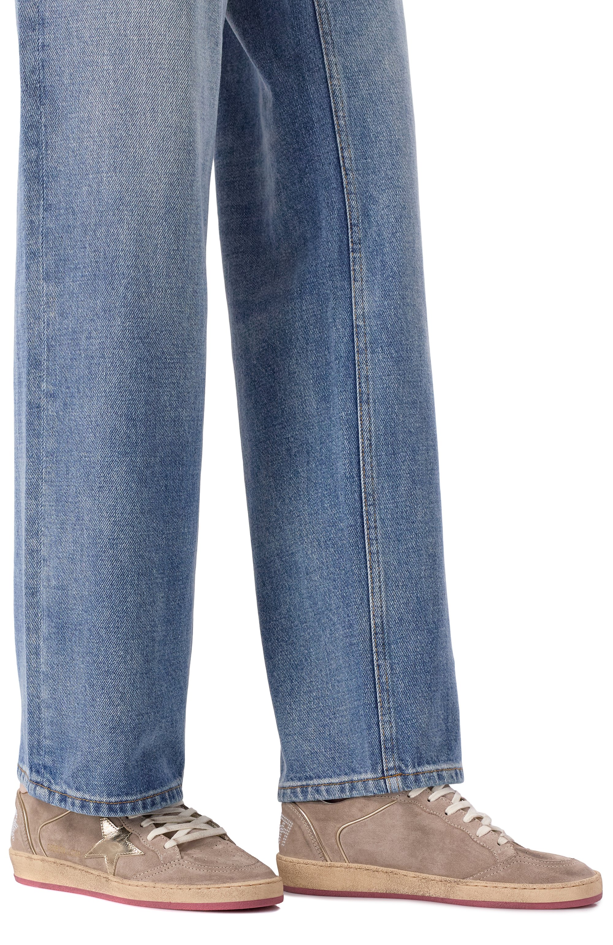 Замшевые кеды ball star GOLDEN GOOSE DELUXE BRAND, арт. GWF00327.F007474, фото 2