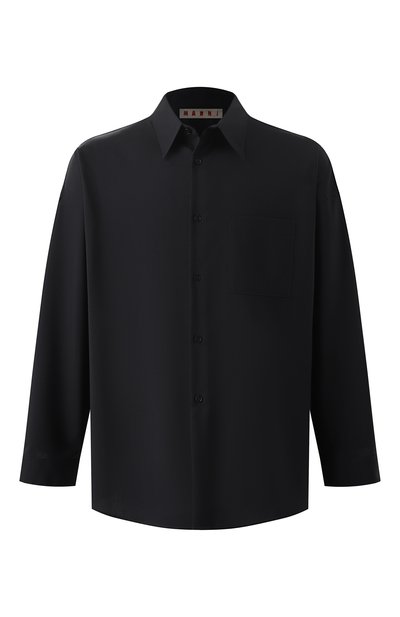 Шерстяная рубашка MARNI, арт. CUMU0061A3/TW839, фото 1