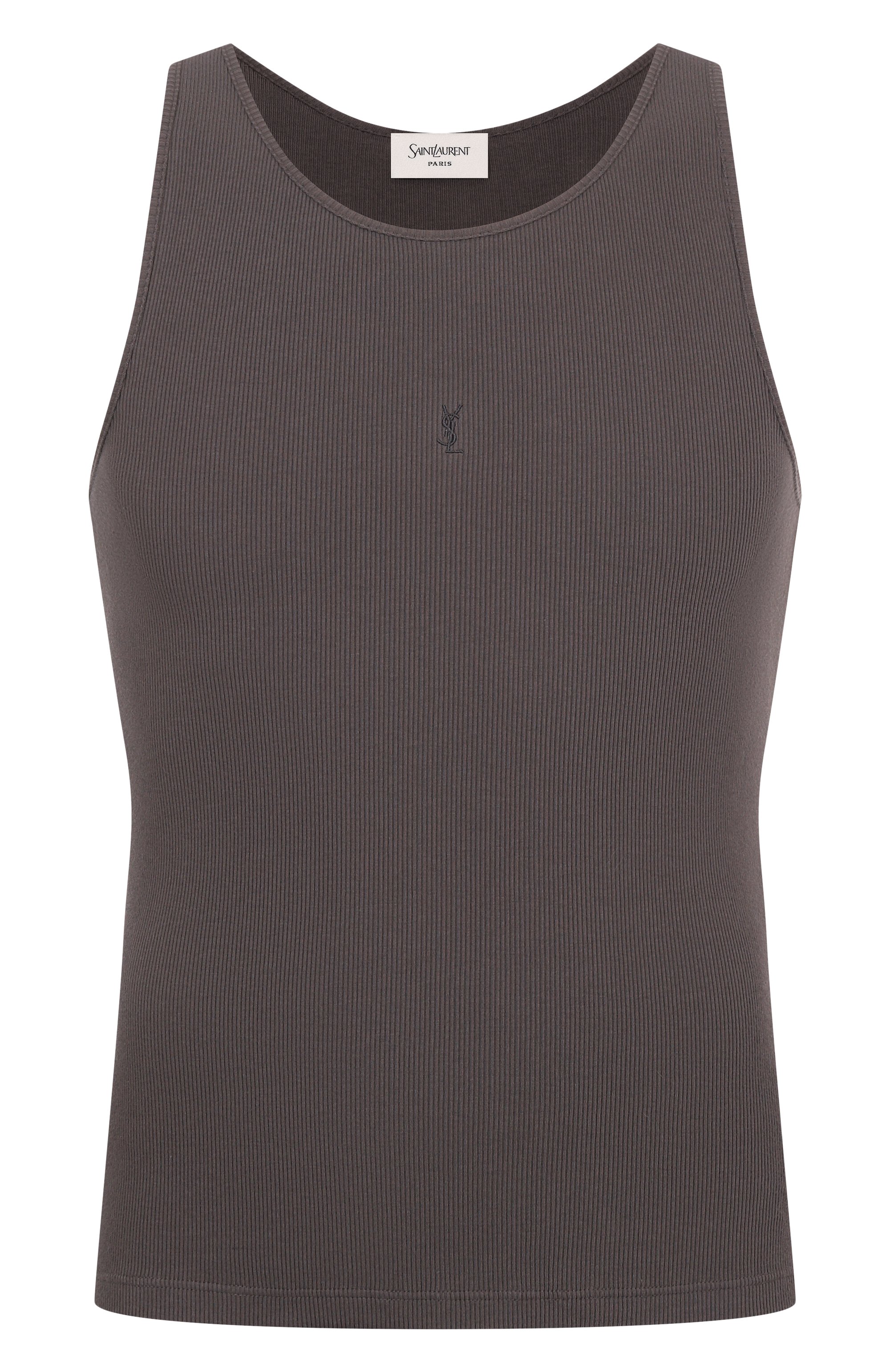 Хлопковая майка SAINT LAURENT, арт. 818532/Y37EC, фото 1