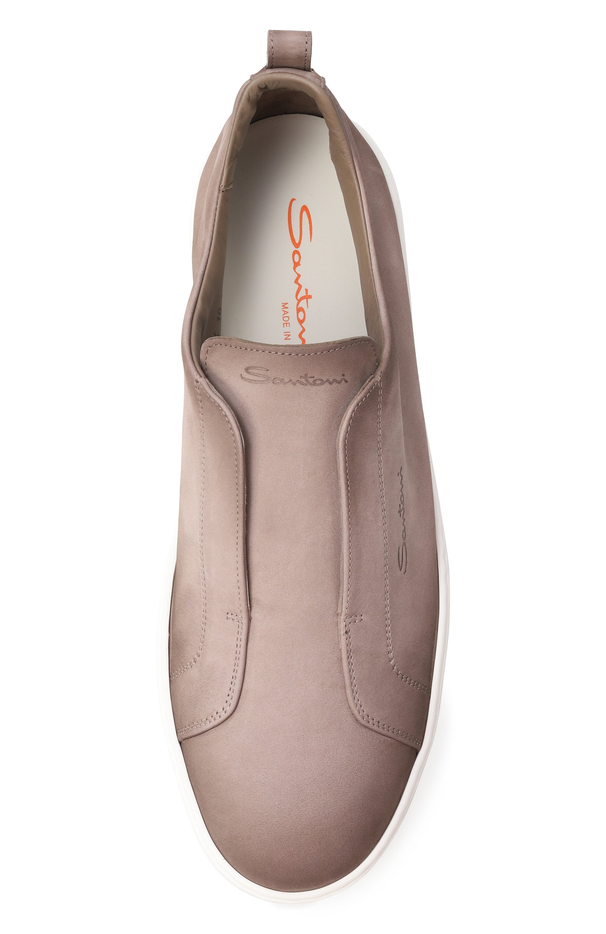 Замшевые кеды cleanic SANTONI, арт. MBCG21995BARTFEH, фото 6