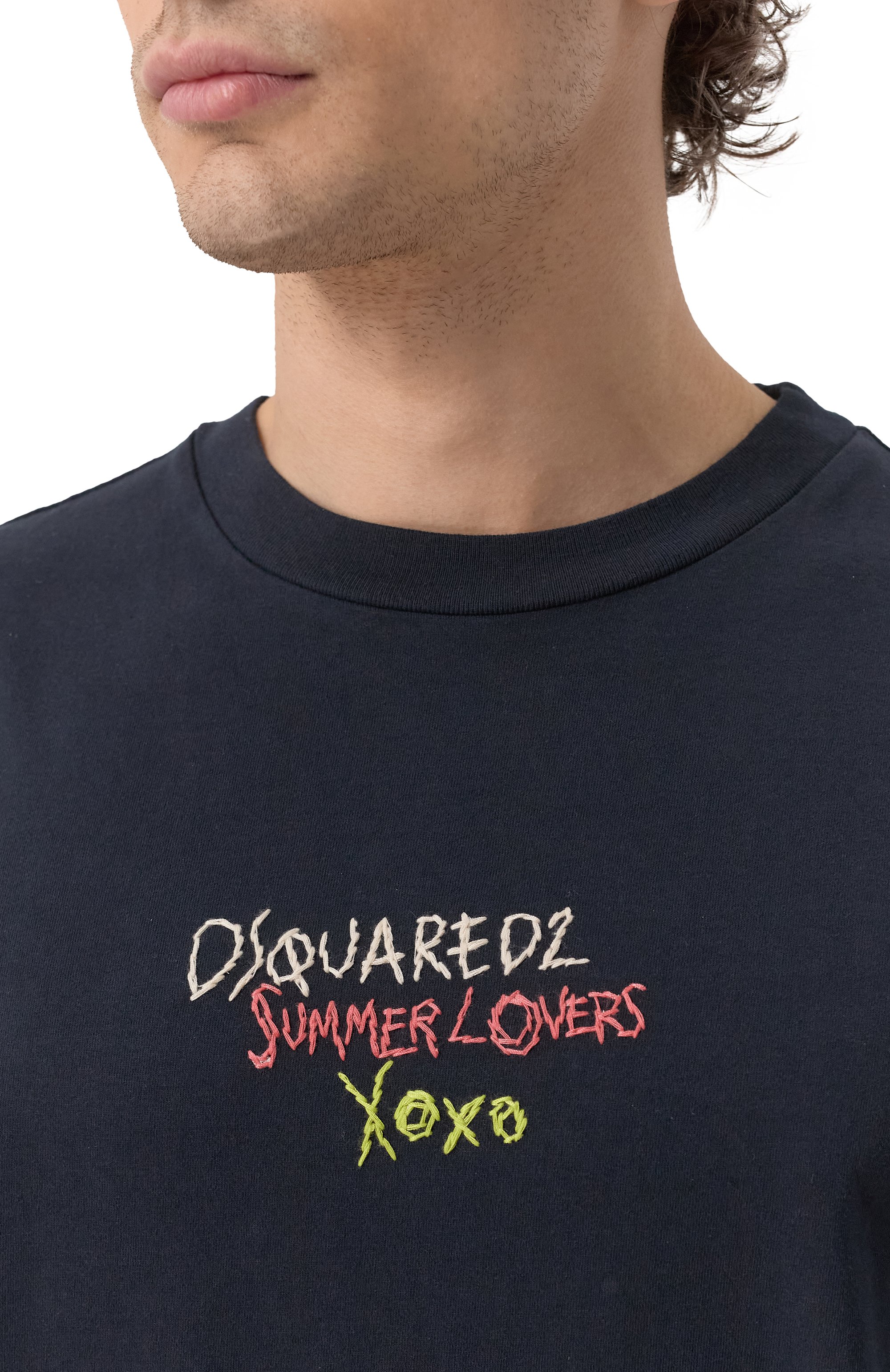 Хлопковая футболка DSQUARED2, арт. S78GD0097/S24583, фото 5