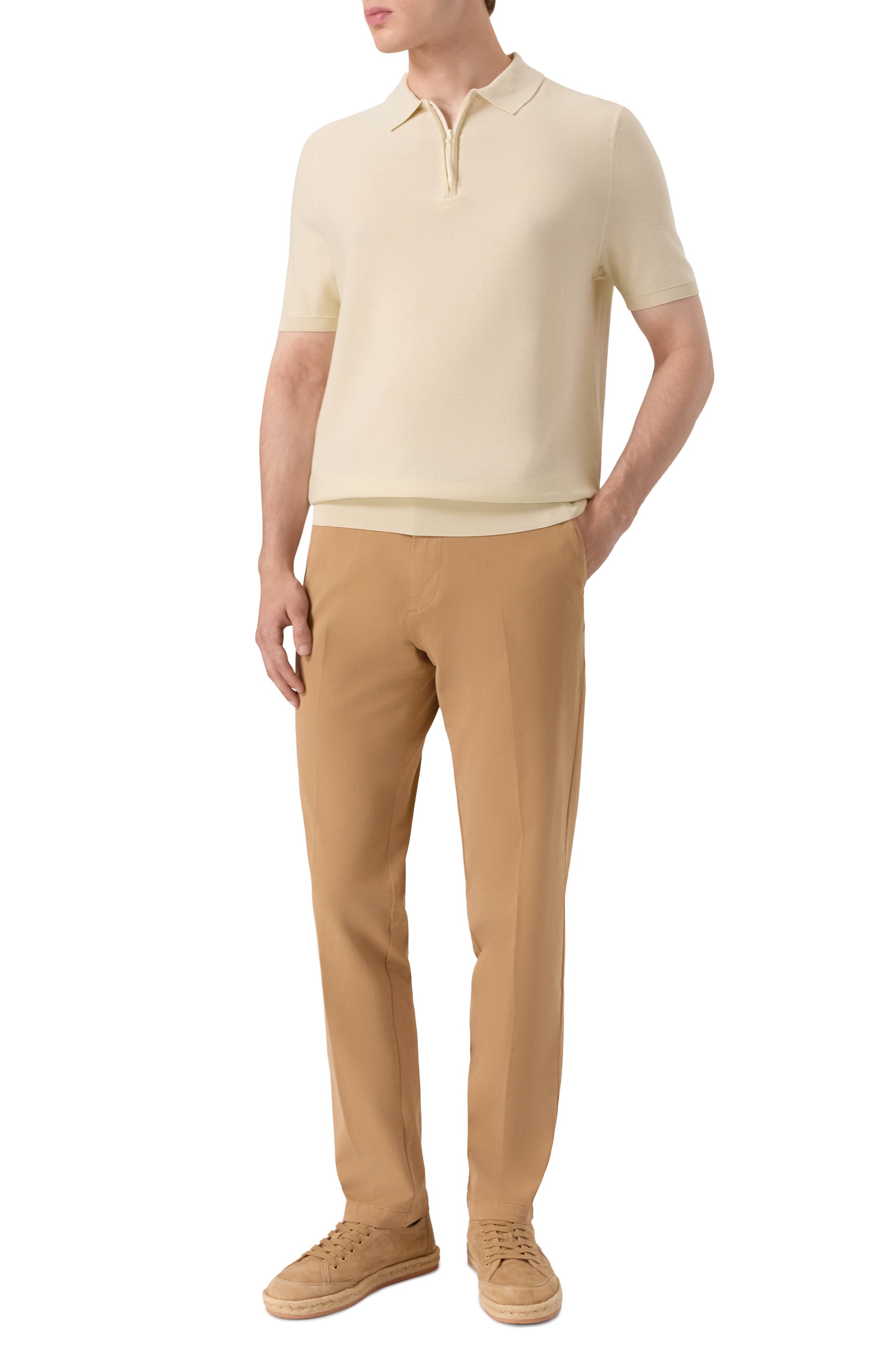 Хлопковое поло BOSS, арт. 50543149, фото 2