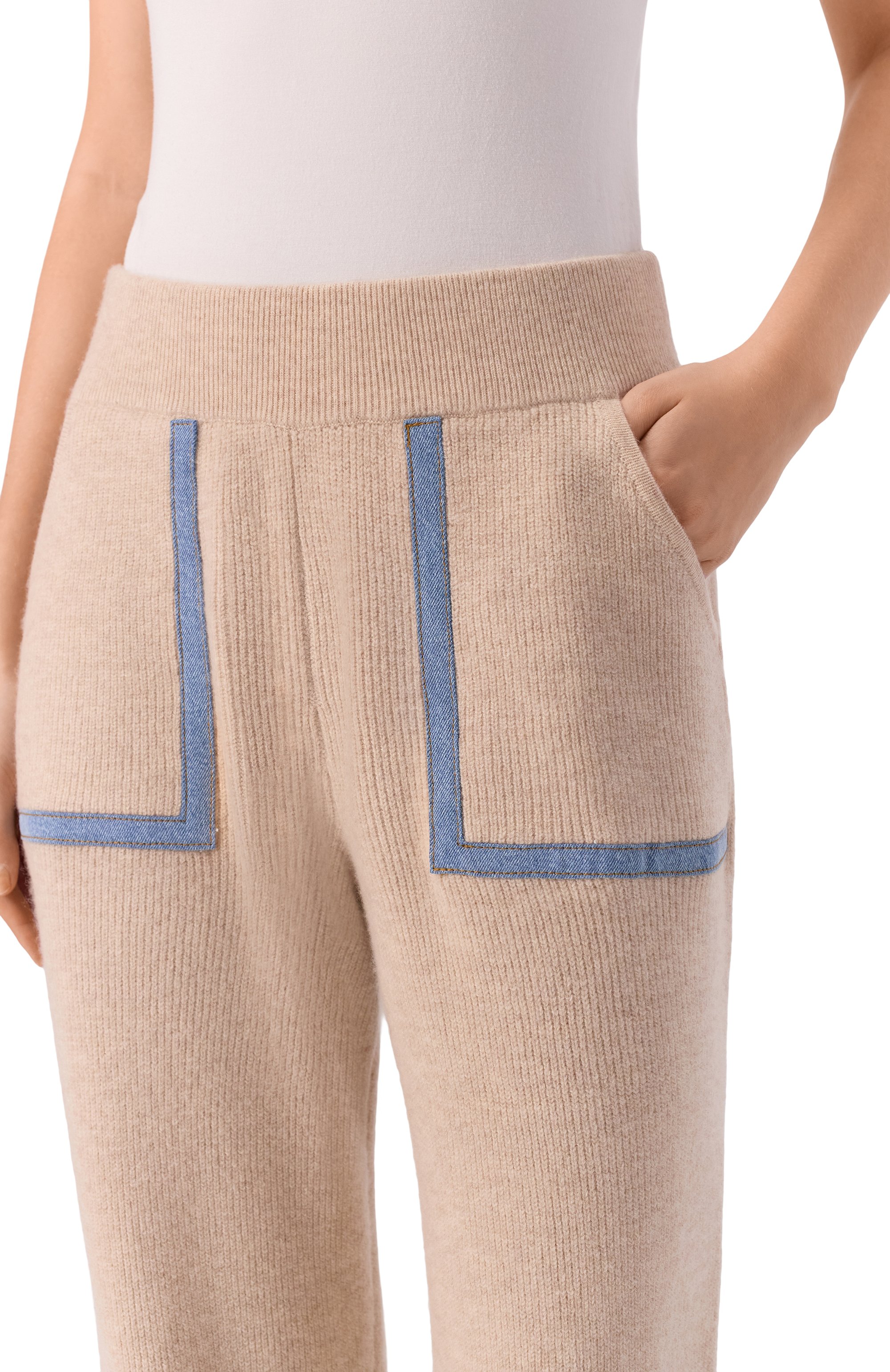 Джоггеры из шерсти и кашемира MAX AND MOI, арт. H25BAILA, фото 5