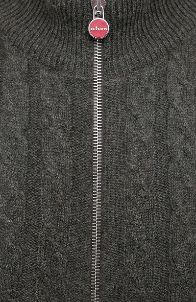 Кашемировый кардиган KITON хаки цвета по цене 295000 руб., арт. UK1019, фото 5 Кашемировый кардиган KITON, арт. UK1019, фото 5
