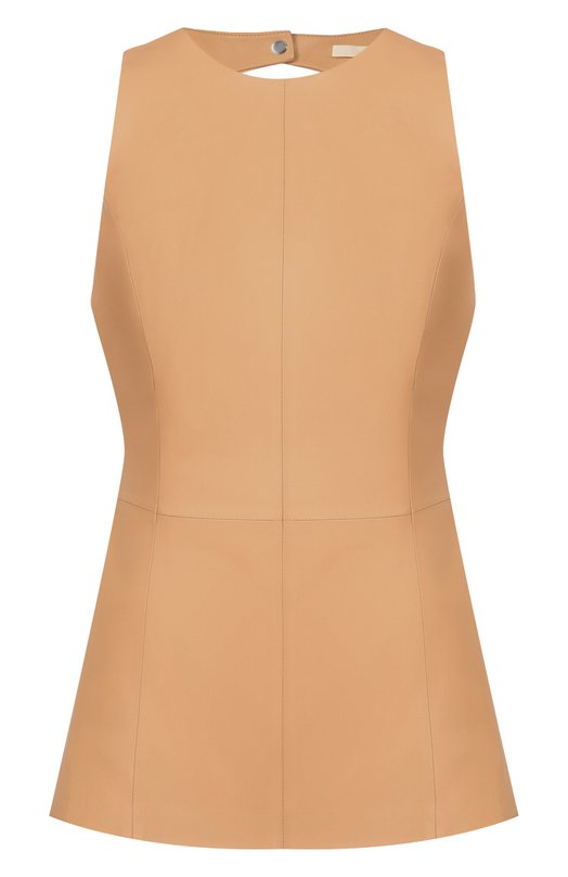 Кожаный топ 12 STOREEZ 139184 Бежевый 139184