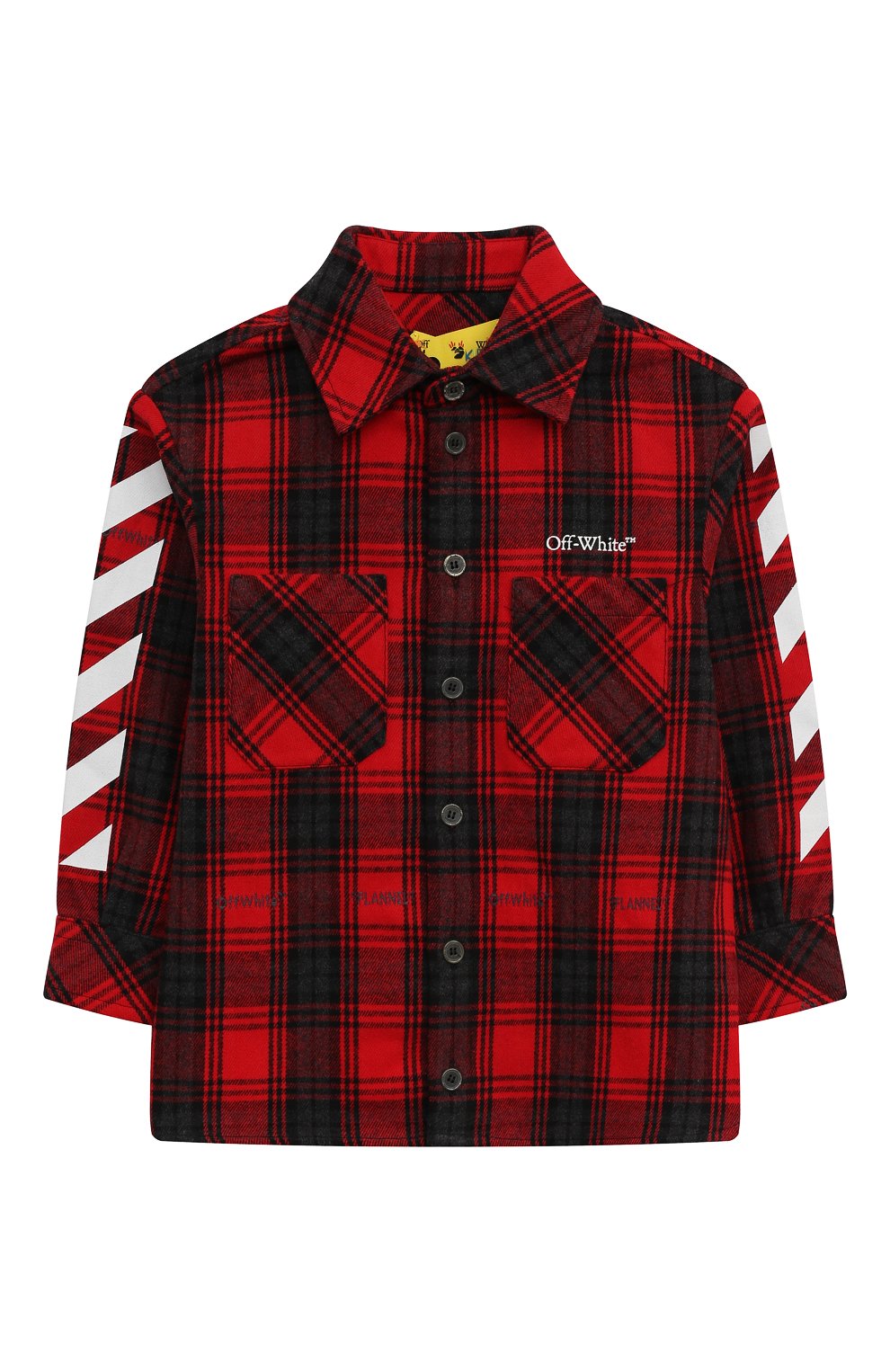 Хлопковая рубашка OFF-WHITE, арт. 0BGA001F23FAB002, фото 1