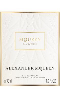 Парфюмерная вода mcqueen eau blanche (30ml) ALEXANDER MCQUEEN PERFUMES бесцветного цвета, а�рт. 8005610508443 | Фото 3 (Материал внутренний: Не назначено; Региональные ограничения белый список (Axapta Mercury): Не проставлено; Нос: Не проставлено; Тип продукта - парфюмерия: Парфюмерная вода; Статус проверки: Проверена категория; Ограничения доставки: flammable)