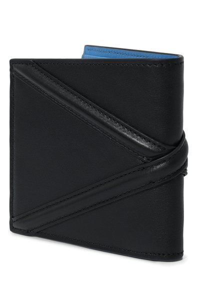 Кожаное портмоне ALEXANDER MCQUEEN черного цвета по цене 51650 руб., арт. 726320 1AAD0, фото 2 Кожаное портмоне ALEXANDER MCQUEEN, арт. 726320 1AAD0, фото 2