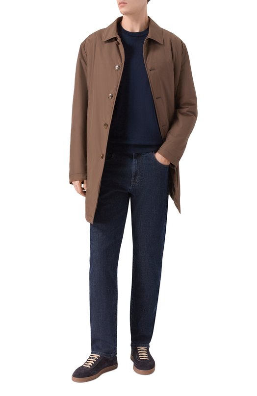 Хлопковый джемпер Canali C0719/MK02459 Синий  C0719/MK02459 Фото 2