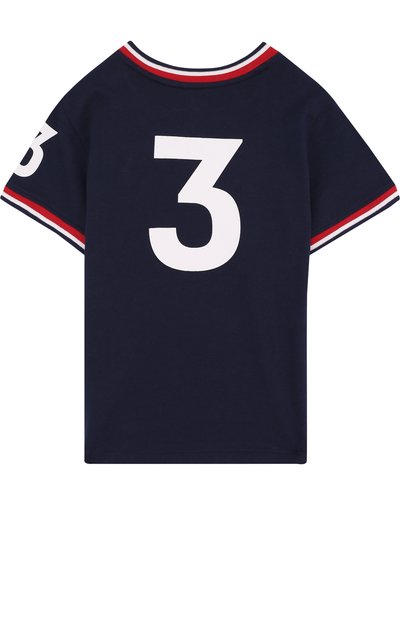 Хлопковая футболка с логотипом сборной франции POLO RALPH LAUREN, арт. 321716421, фото 2