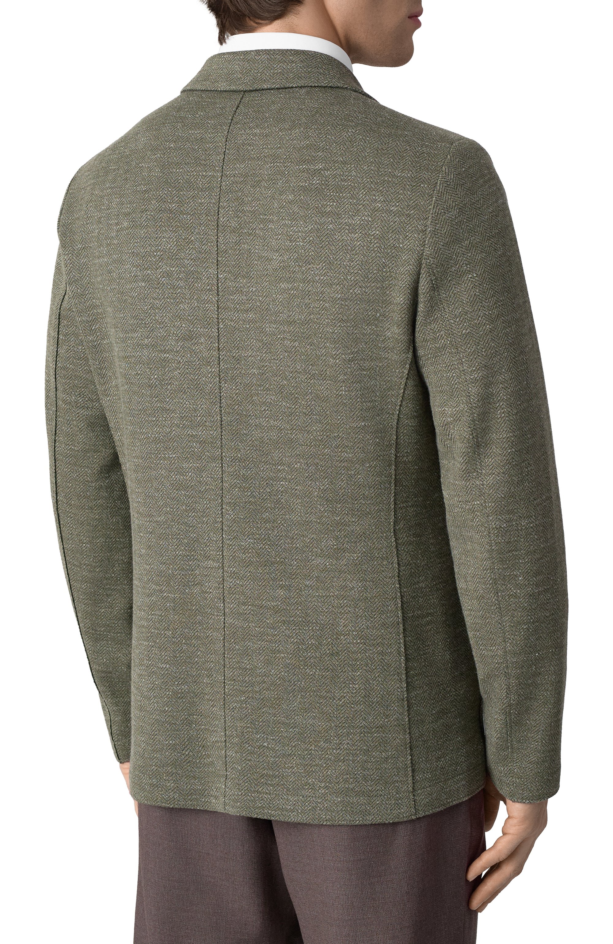 Пиджак из шерсти и шелка HARRIS WHARF LONDON, арт. C8P22PPN, фото 6