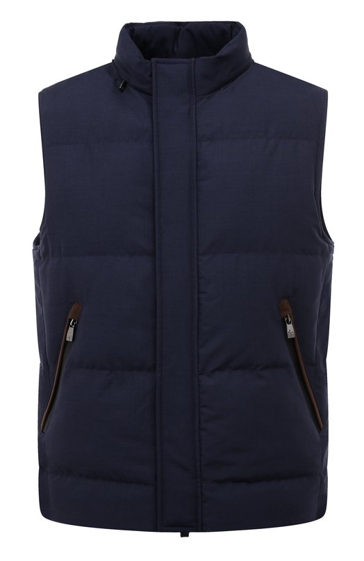 Утепленный жилет Corneliani 94C5A1-9420156 Синий 94C5A1-9420156