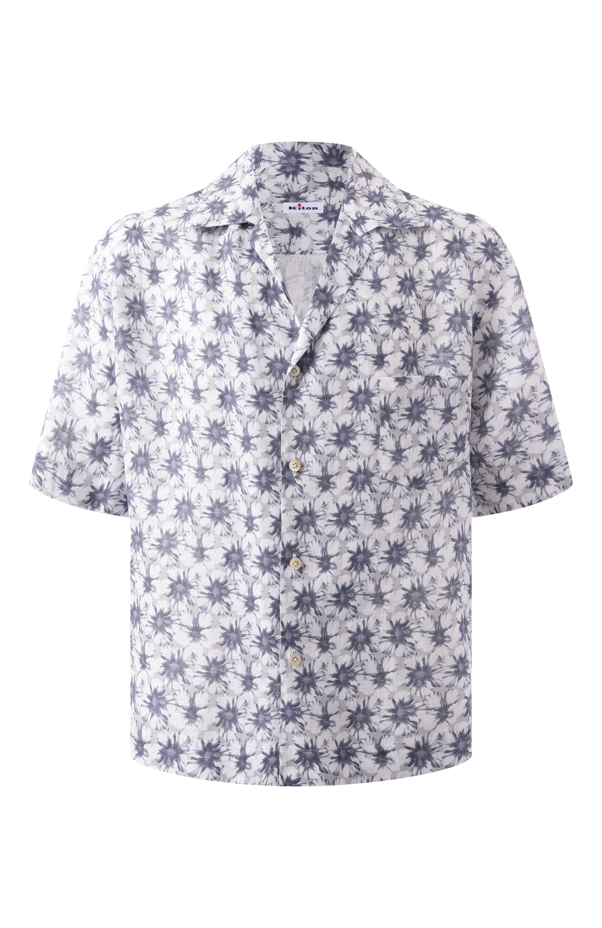 Льняная рубашка KITON, арт. UMC028H0924707, фото 1