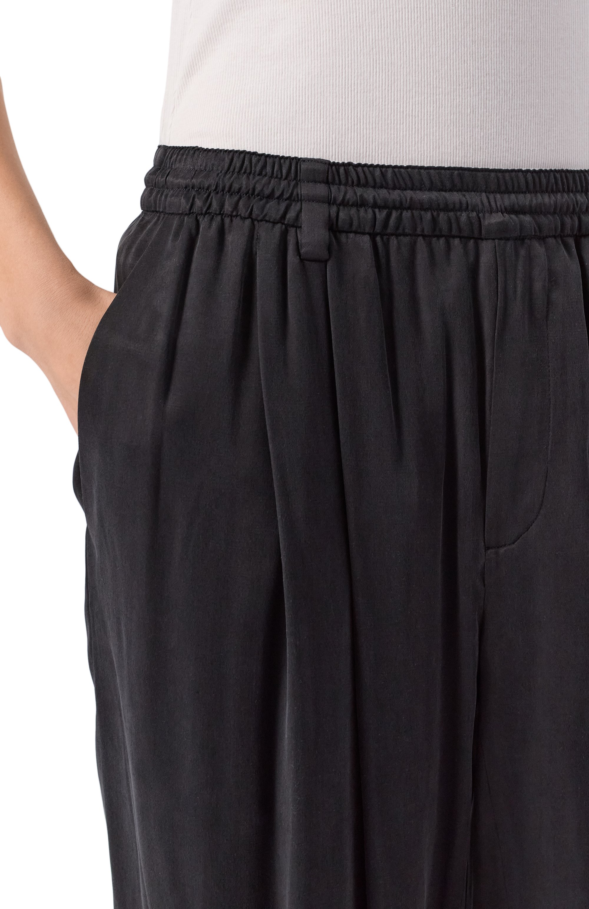 Брюки ALEXANDER WANG черного цвета по цене 105000 руб., арт. 1WC2254844, фото 5 Брюки ALEXANDER WANG, арт. 1WC2254844, фото 5