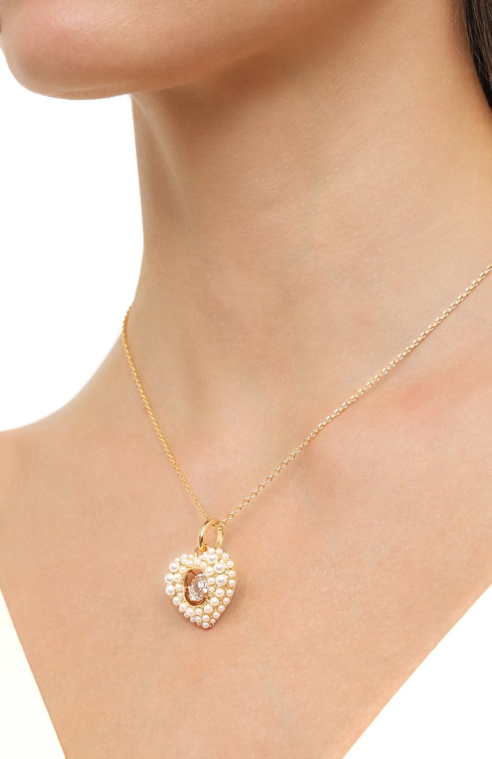 Подвеска hyperbola на цепочке SWAROVSKI золотого цвета по цене 35400 руб., арт. 5680399, фото 2 Подвеска hyperbola на цепочке SWAROVSKI, арт. 5680399, фото 2