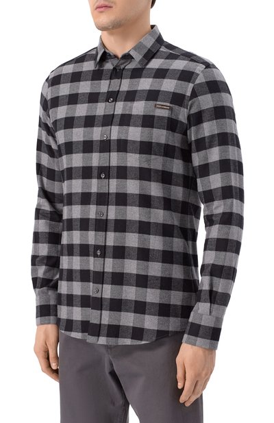 Хлопковая рубашка DOLCE & GABBANA, арт. G5JZ9T/GJ289, фото 3