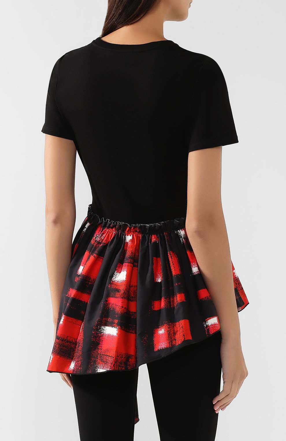Хлопковый топ ALEXANDER MCQUEEN, арт. 585032/QLAAA, фото 4