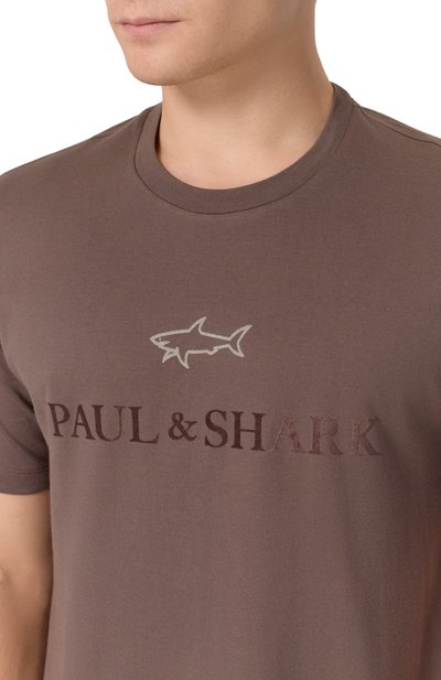 Хлопковая футболка PAUL&SHARK, арт. 15311629, фото 5