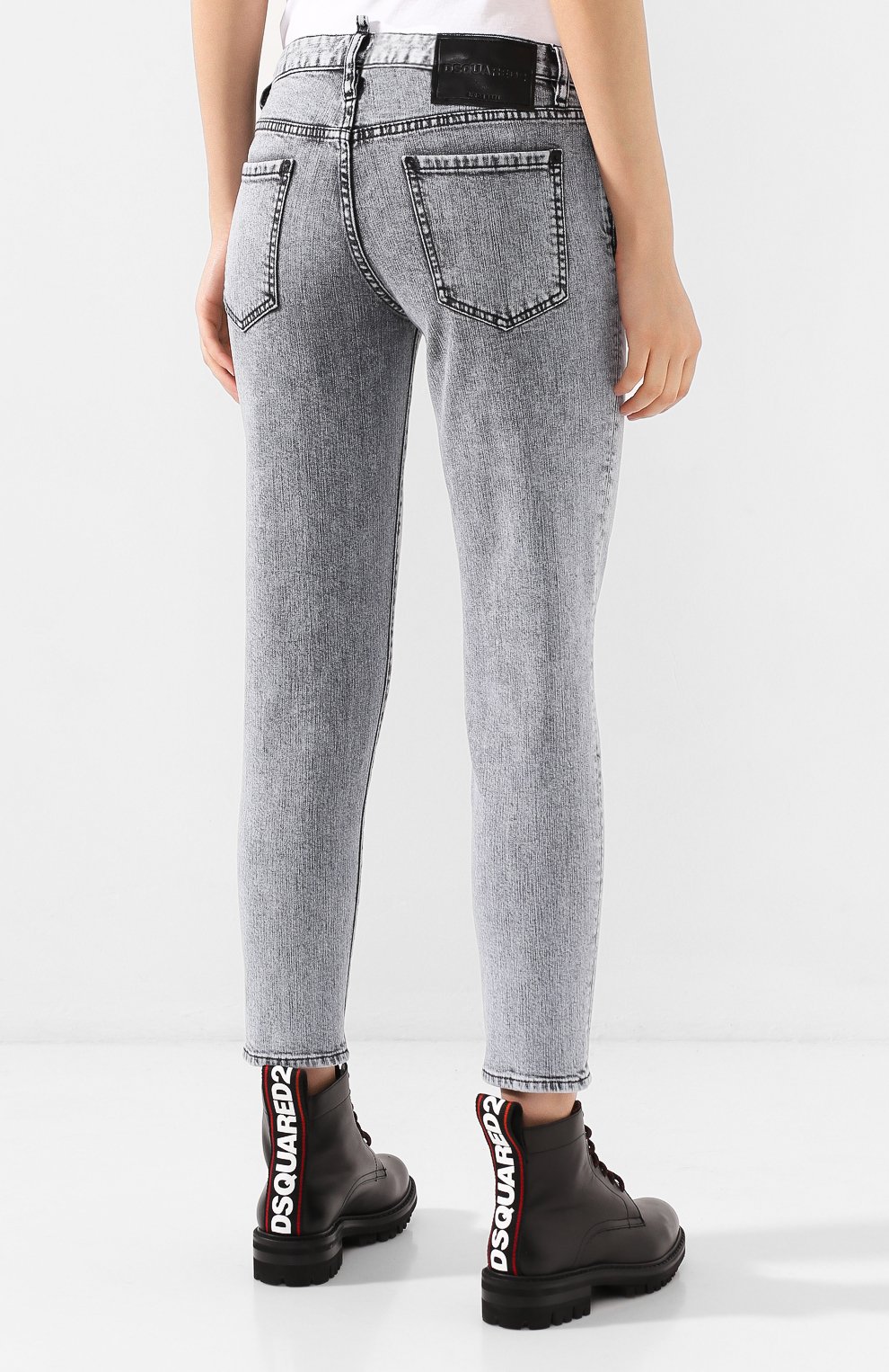 Джинсы DSQUARED2 черного цвета по цене 27400 руб., арт. S72LB0220/S30400, фото 4 Джинсы DSQUARED2, арт. S72LB0220/S30400, фото 4