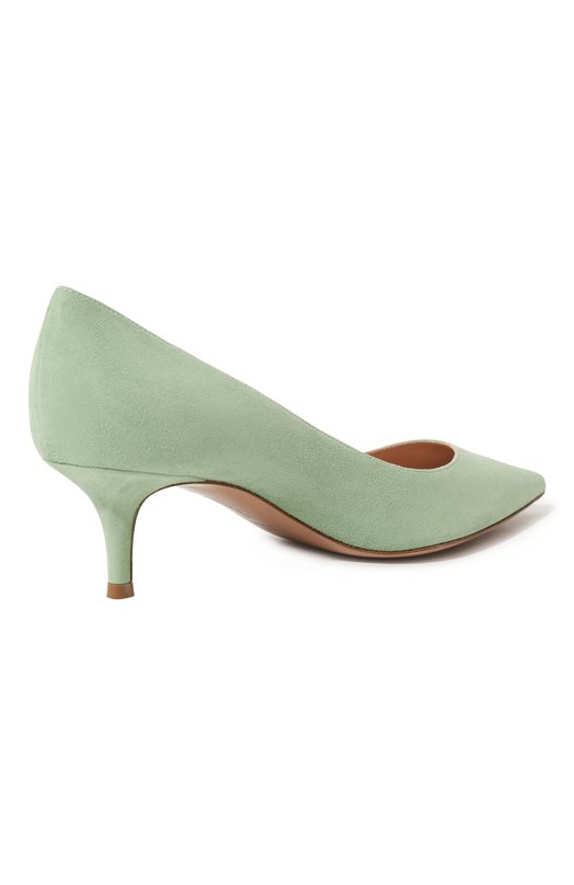 Замшевые туфли Gianvito 55 Gianvito Rossi G20336.55RIC.CAMAL0E Зелёный  G20336.55RIC.CAMAL0E Фото 5