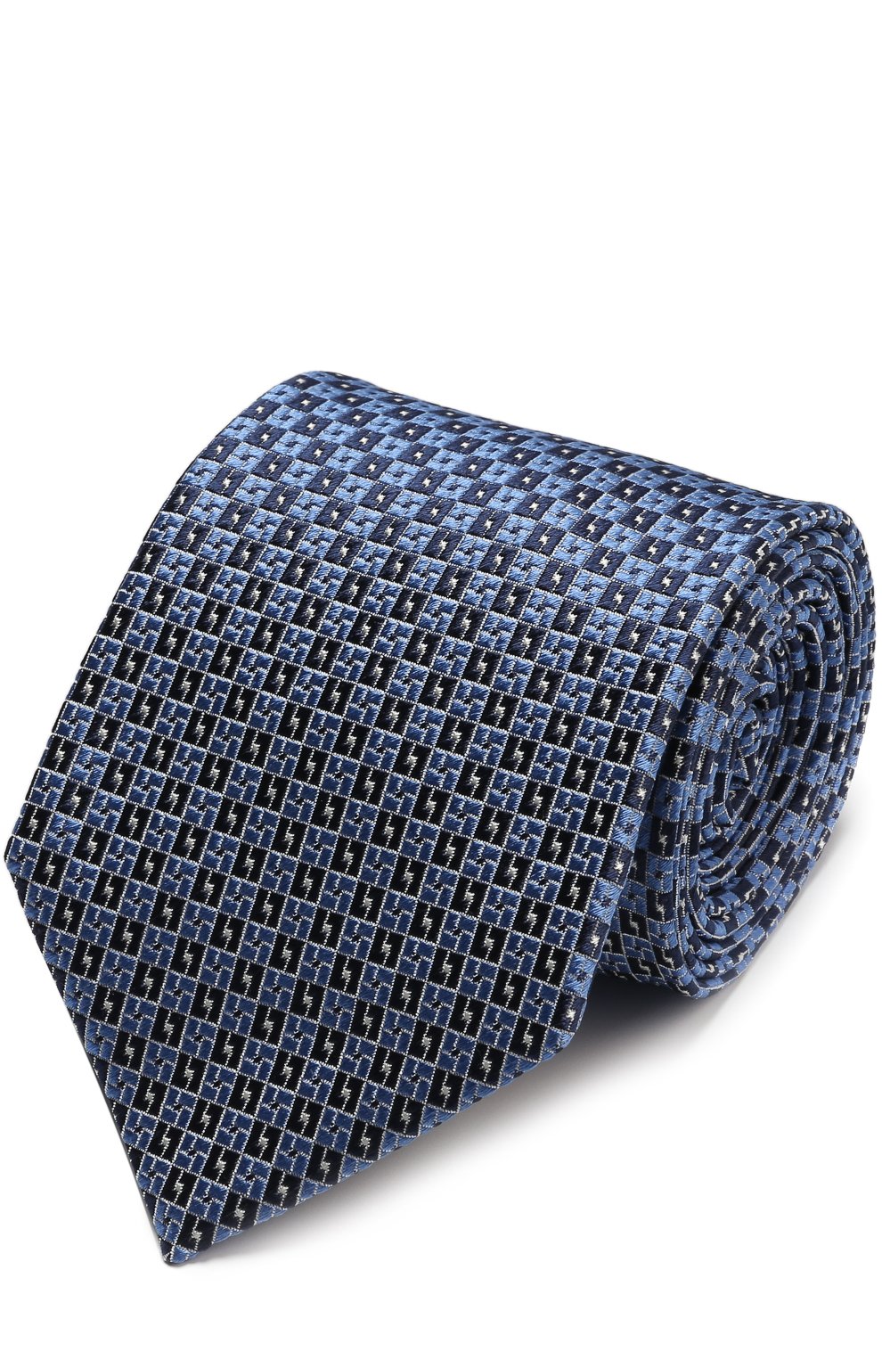 Шелковый галстук с узором ZEGNA, арт. Z9D391L8, фото 1