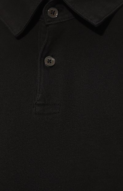 Хлопковое поло JAMES PERSE, арт. MSX3337/BLK, фото 5