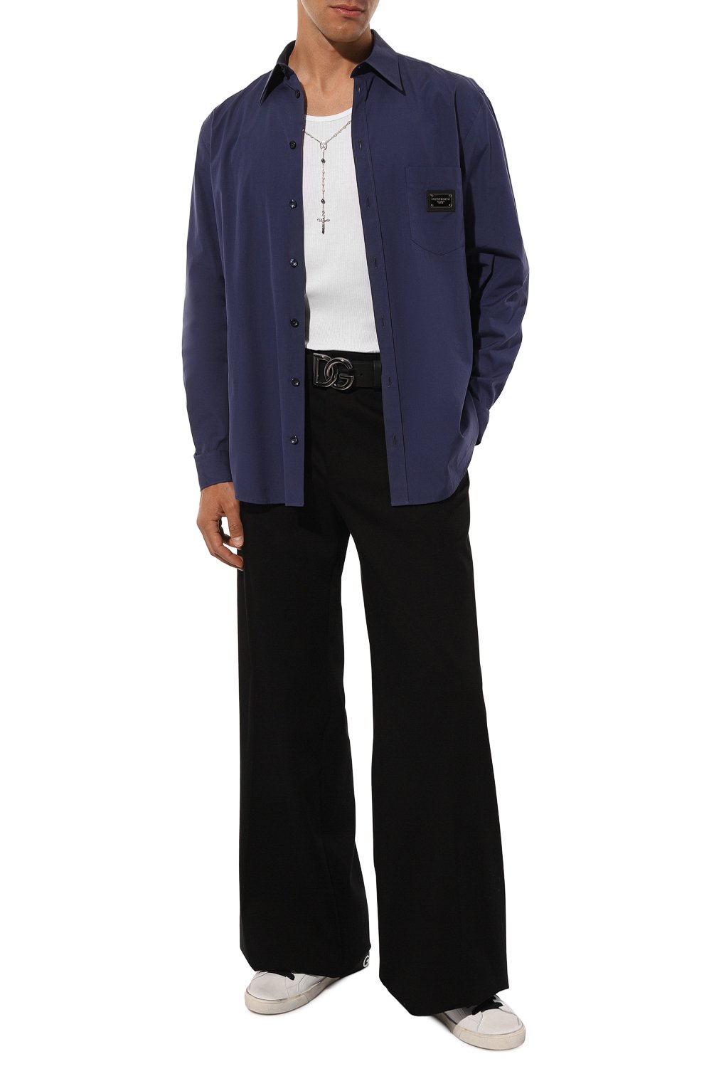 Хлопковая рубашка DOLCE & GABBANA, арт. G5JG4T/FU5U8, фото 2