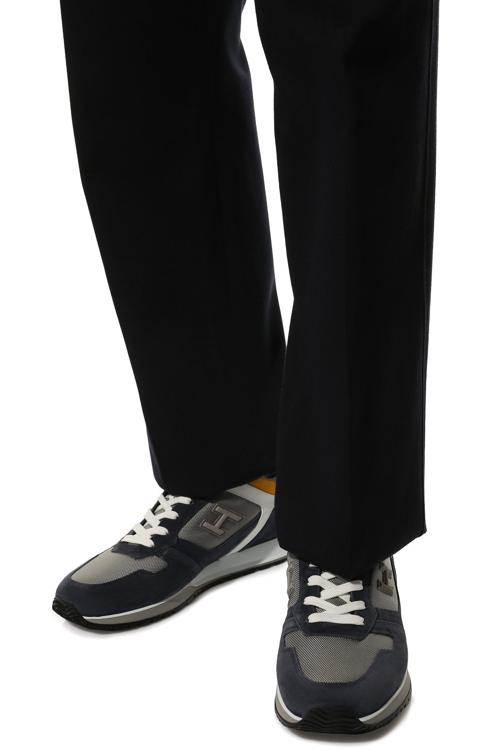 Комбинированные кроссовки HOGAN, арт. HXM3210Y860QYC, фото 3