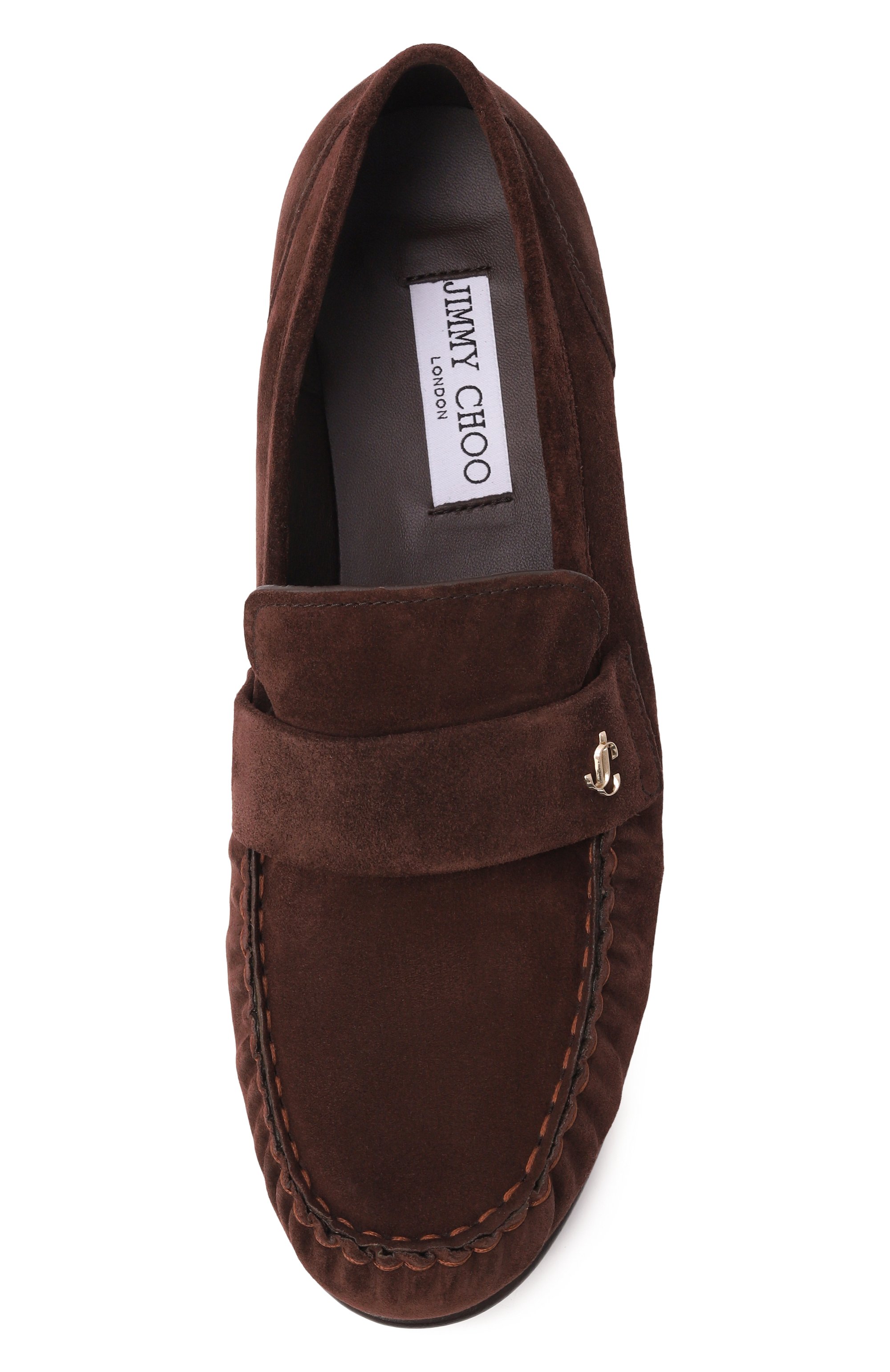 Замшевые лоферы elis JIMMY CHOO, арт. ELLIS L0AFER/F/SUE, фото 6