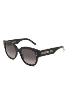 Женские солнцезащитные очки DIOR EYEWEAR черного цвета, арт. DI0RPACIFIC B2I 10A1 | Фото 1 (Региональные ограничения белый список (Axapta Mercury): Не проставлено; Нос: Не проставлено; Материал: Пластик; Тип очков: С/з; Оптика Гендер: оптика-женское; Очки форма: Круглые)