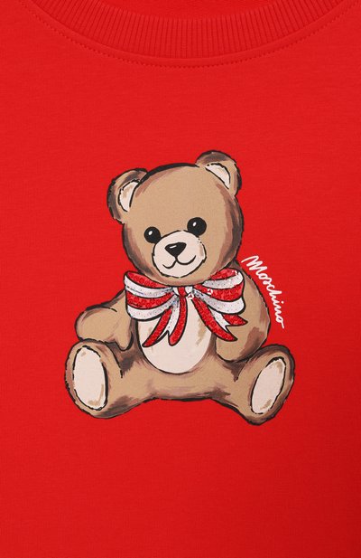 Хлопковый свитшот MOSCHINO, арт. HDF06G/LDA16/10-14, фото 3